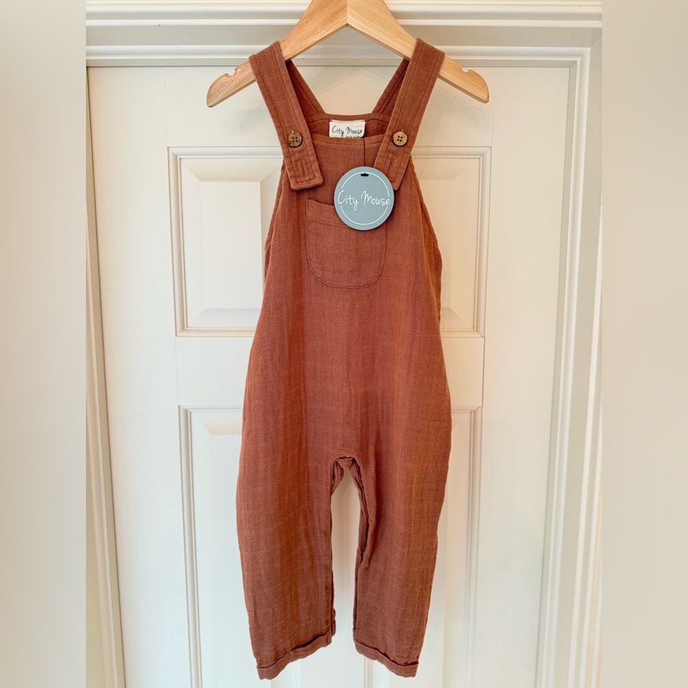 Organic Cotton Muslin Overall by City Mouse